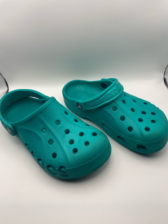 CROCS Other - Teal Crocs Baya Clogs size 4 6
